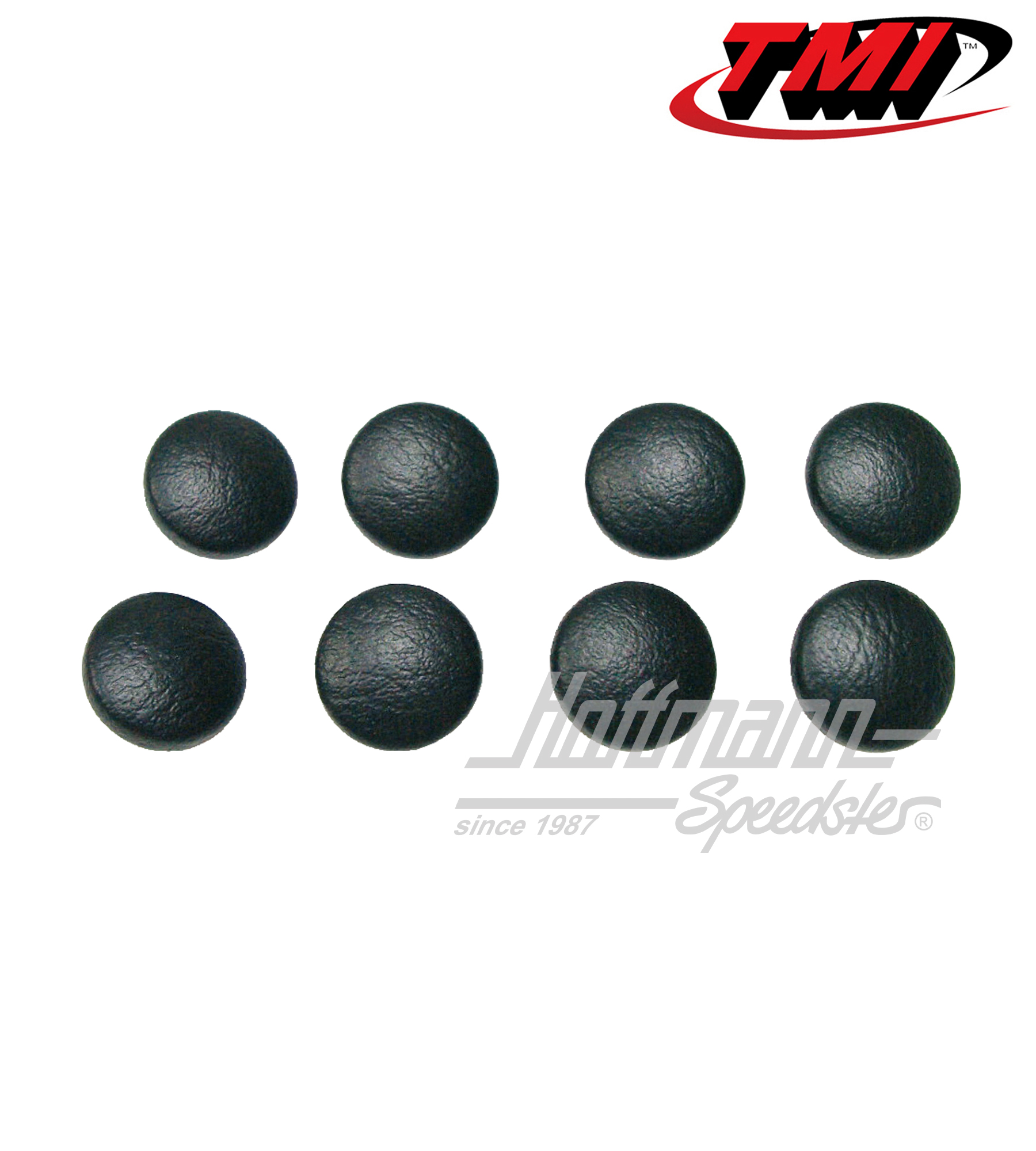 Bottoni imbottiti, set di 8 pezzi, nero | 43-4414-11 | 055-7075
