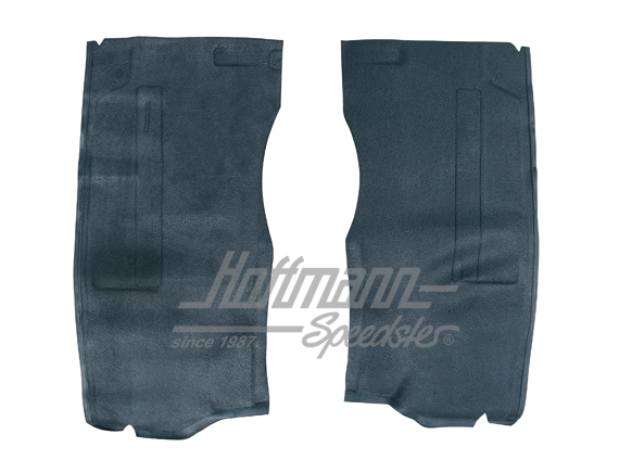 Tappeti di gomma, passaruota, Furgone T2, anteriore, neri | 211 863 665 B | 098-0000-65