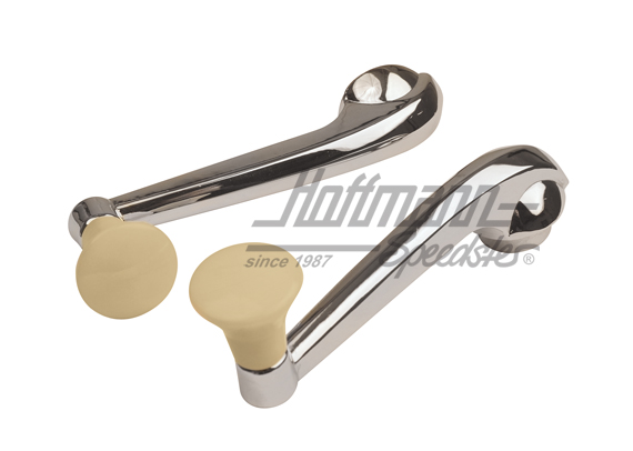 Maniglie alzavetri, di serie, cromata / avorio, -7.67 | 141 837 581 D IV | 020-2372-06