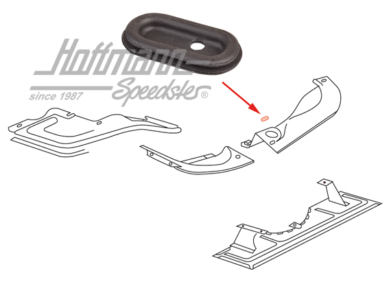 Becuccio, cavo sportello, asta di livello dell'olio, lamiere motore,  2.0 | 022 119 951 | 092-0855-46