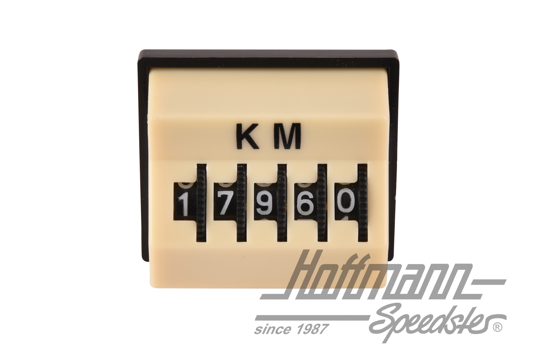 Contachilometri parziale, "KM", avorio                                                              