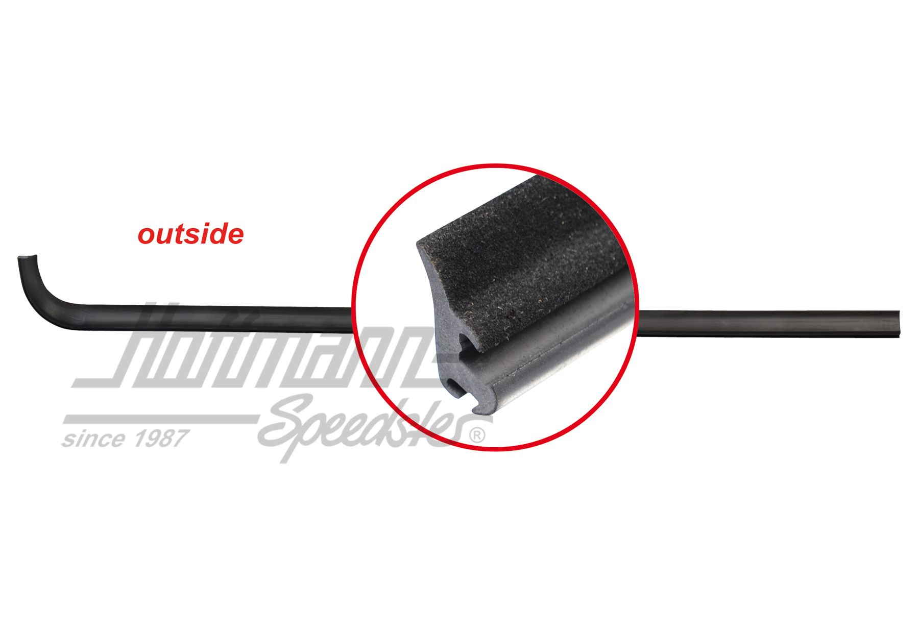 Guarnizione pozzetto, anteriore, 4 porte, destra | 191 837 478 A | 208-7110-02