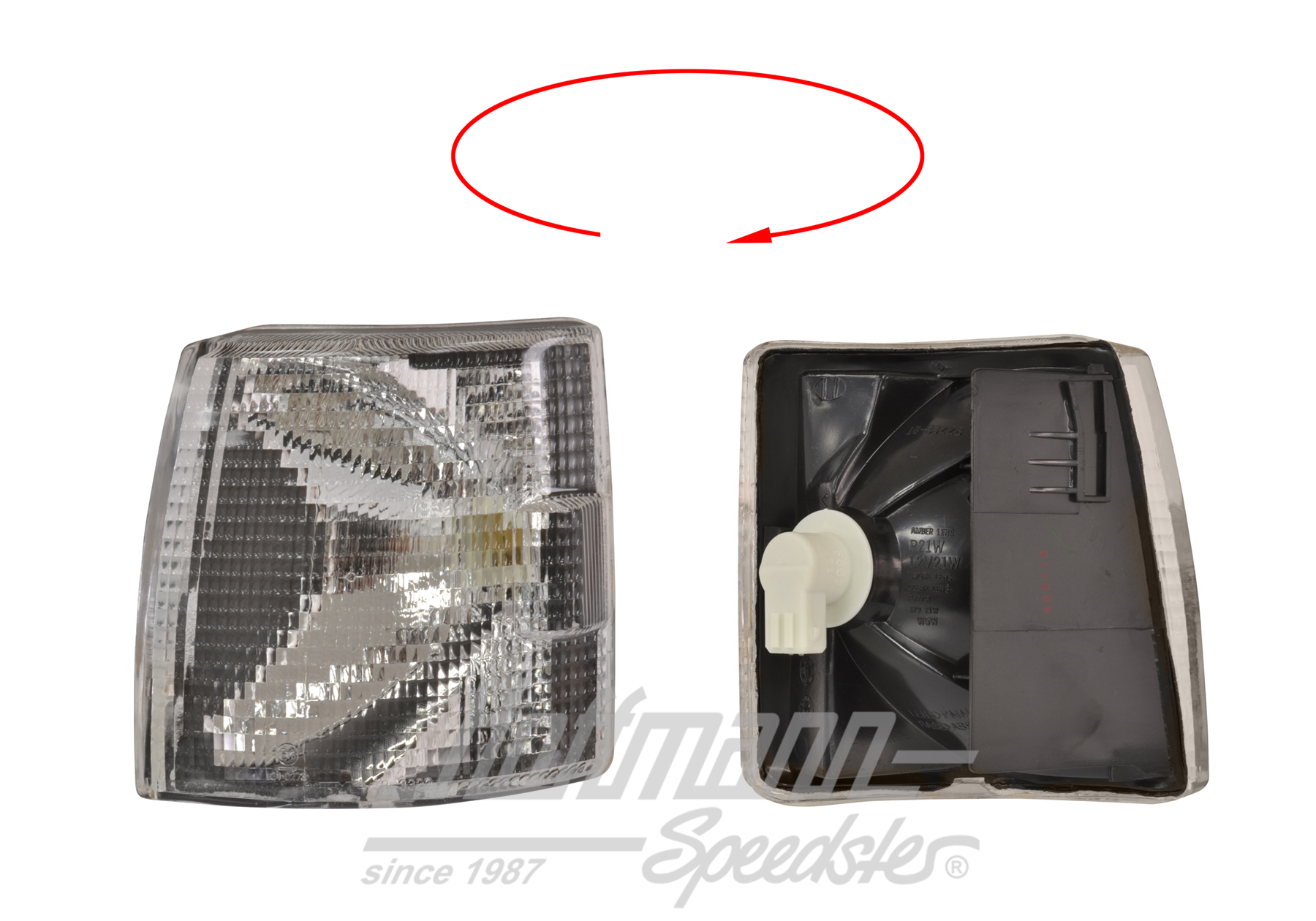 Lampeggiatore
, anteriore, bianco, sinistra (corto)                                                